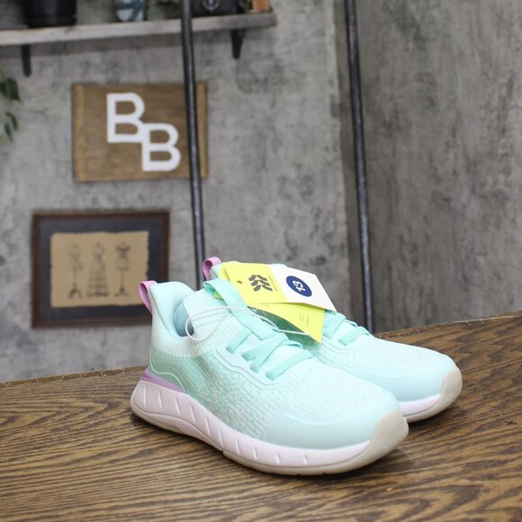 All In Motion Kids Girls Harley Knit Performance Sneakers 90371104 Mint Green 13 - Picture 1 of 11